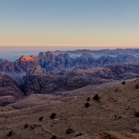 Lever de soleil à Petra
